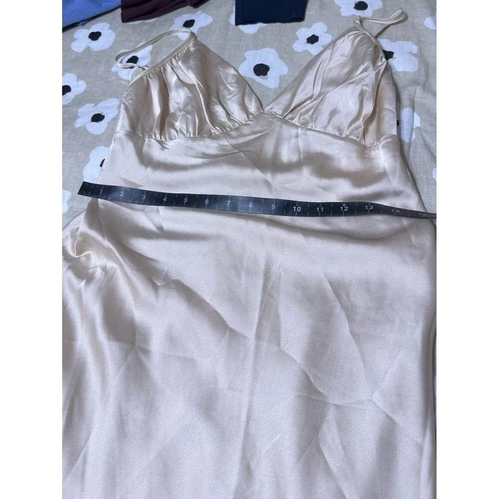 Abercrombie and fitch satin maxi dress